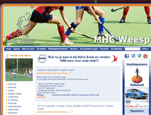 Tablet Screenshot of mhcweesp.nl